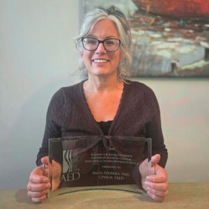 Dr. Anita Federici AED Leadership Award recipient shares why she believes people make sense and how understanding is central to healing.